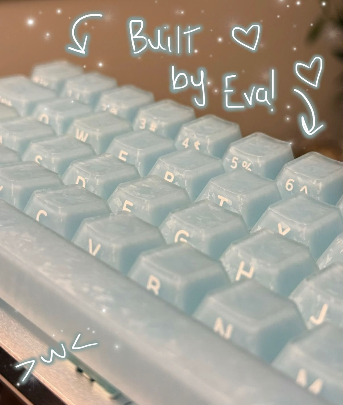 Eva's Signed Handmade Custom Keyboard 65% (AUCTION ONLY)