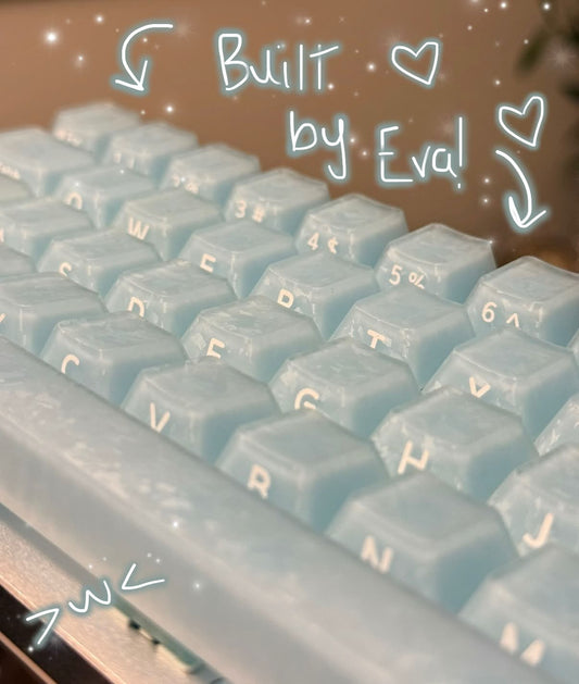 Eva's Signed Handmade Custom Keyboard 65% (AUCTION ONLY)