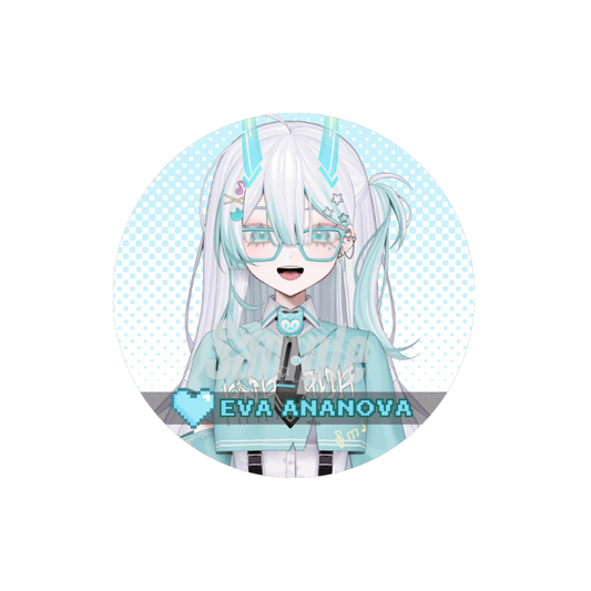 Eva Ananova Button Pin