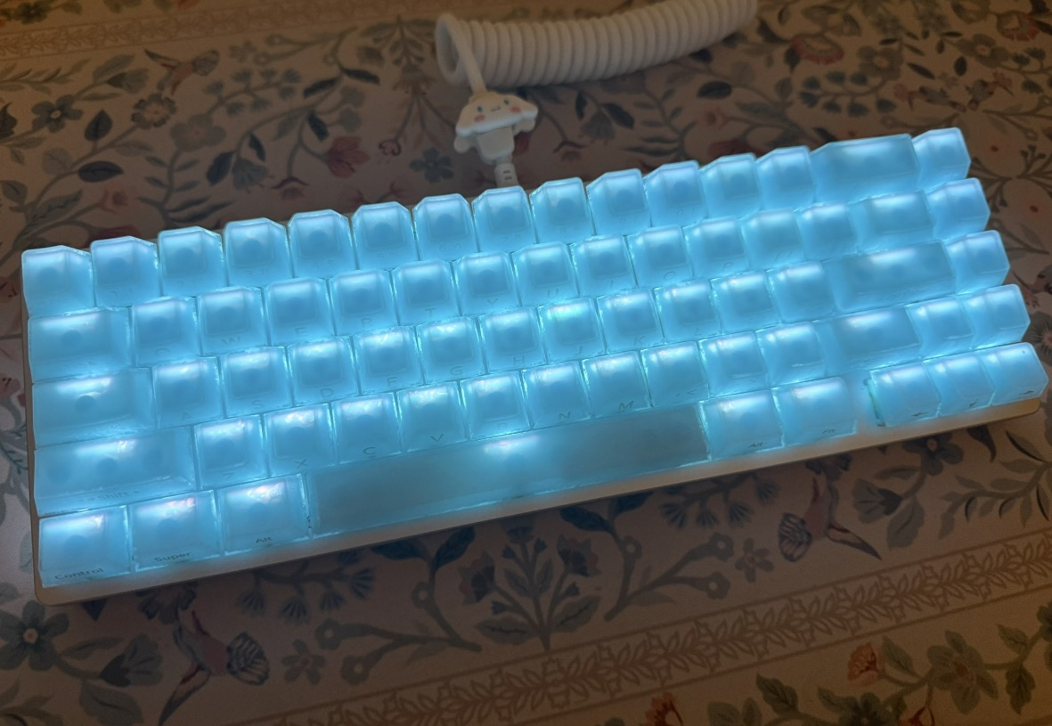Eva's Signed Handmade Custom Keyboard 65% (AUCTION ONLY)