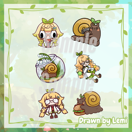 Lemi Lichen Birthday 2025 Sticker Set