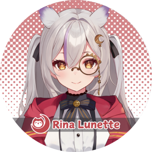 Rina Lunette Button Pin