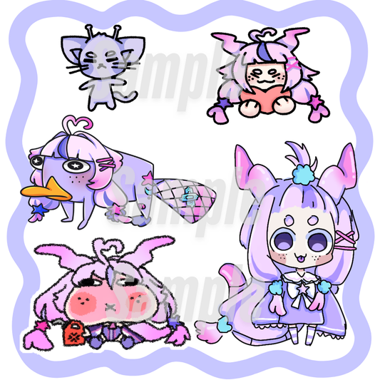 Perry Winkleton Birthday 2025 Sticker Set