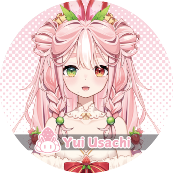 Usachi Yui Button Pin