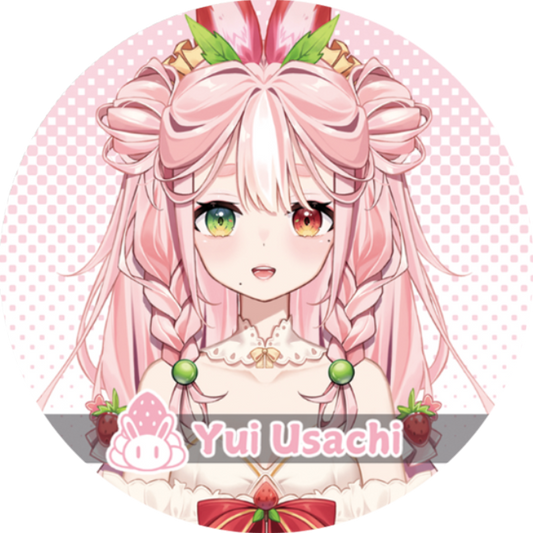 Usachi Yui Button Pin