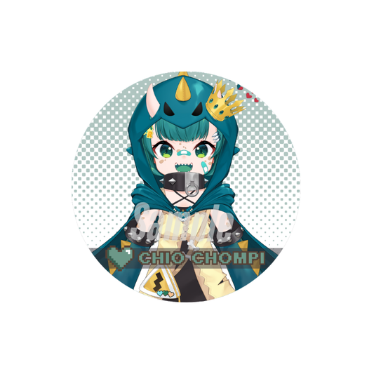 Chio Chompi Button Pin
